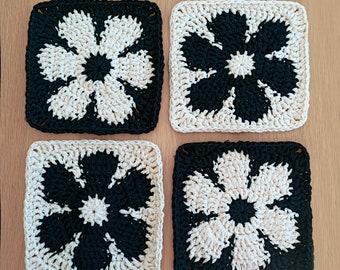 MAXI DAISY FLOWER Granny Square