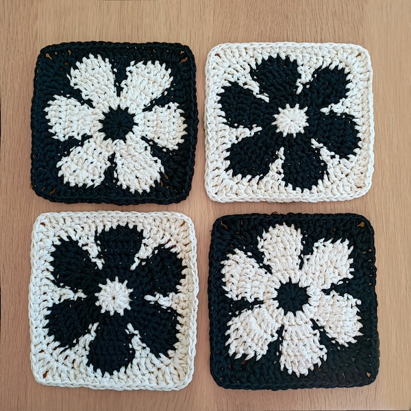 MAXI DAISY FLOWER Granny Square