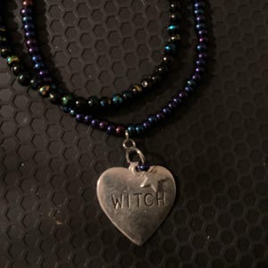 Witch Bracelet: Halloween jewelry, witch charm