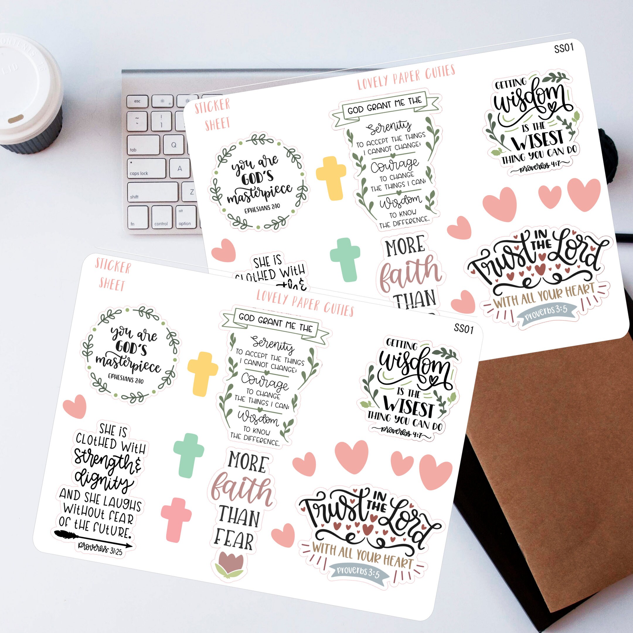 Christian Stickers Bible Journal stickers Bible journal Etsy