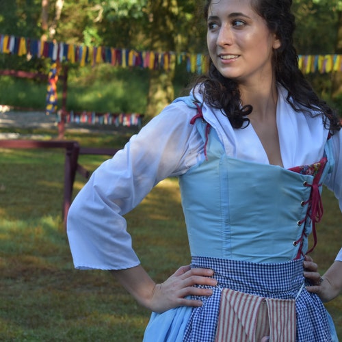 Belle Dress Belle S Bodice Beauty And The Beast Cosplay Etsy Hong Kong