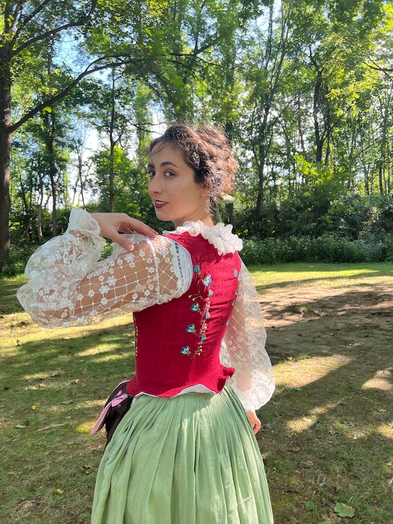 Gotland volksjurk Zweedse traditionele kleding Scandinavisch kostuum Volksjurk Bunad Volksdraken Zweedse jurk Noorse jurk Etsy Belgie
