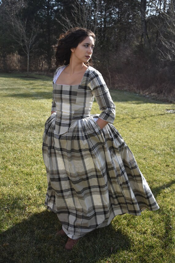 tartan ball gown