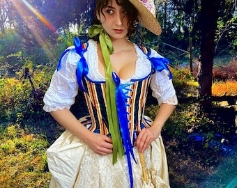 Limited Edition Corset; Stays; 18th Century Stay; Historical Corset; Historical Stay; Stays; Corset; Toile Corset; READY TO SHIP