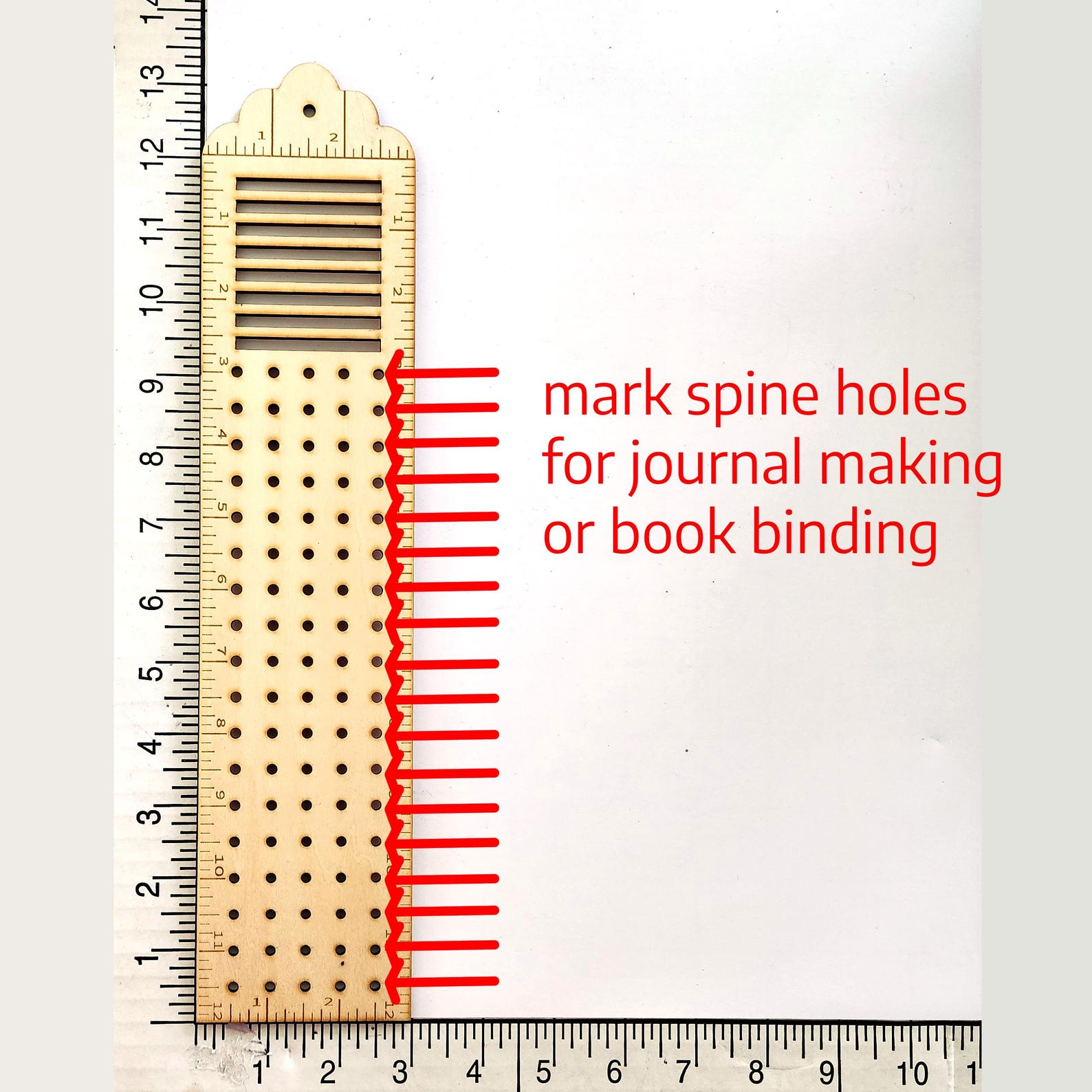 Bookbinding Spine Ruler: Multiuse Journal Maker Template - Etsy