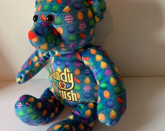 Weighted stuffed animal 3 1//2 lbs sensory toy washable weighted buddy camo or stars teddy bear