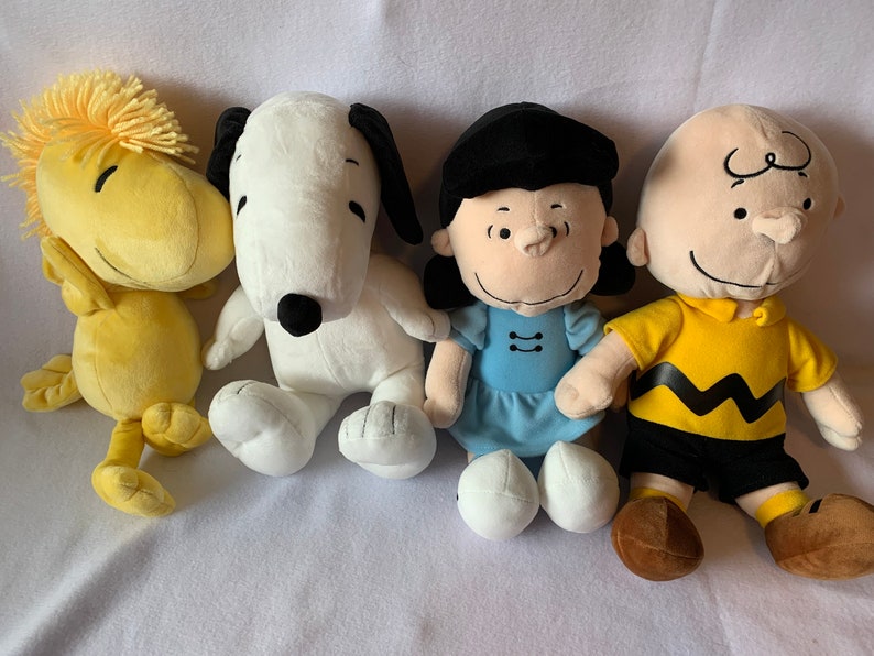 Weighted stuffed animal, Peanut characters, Snoopy, Charlie Brown, Lucy or Woodstock with 2 1/2-3 lbs, AUTISM SENSORY PLUSH 