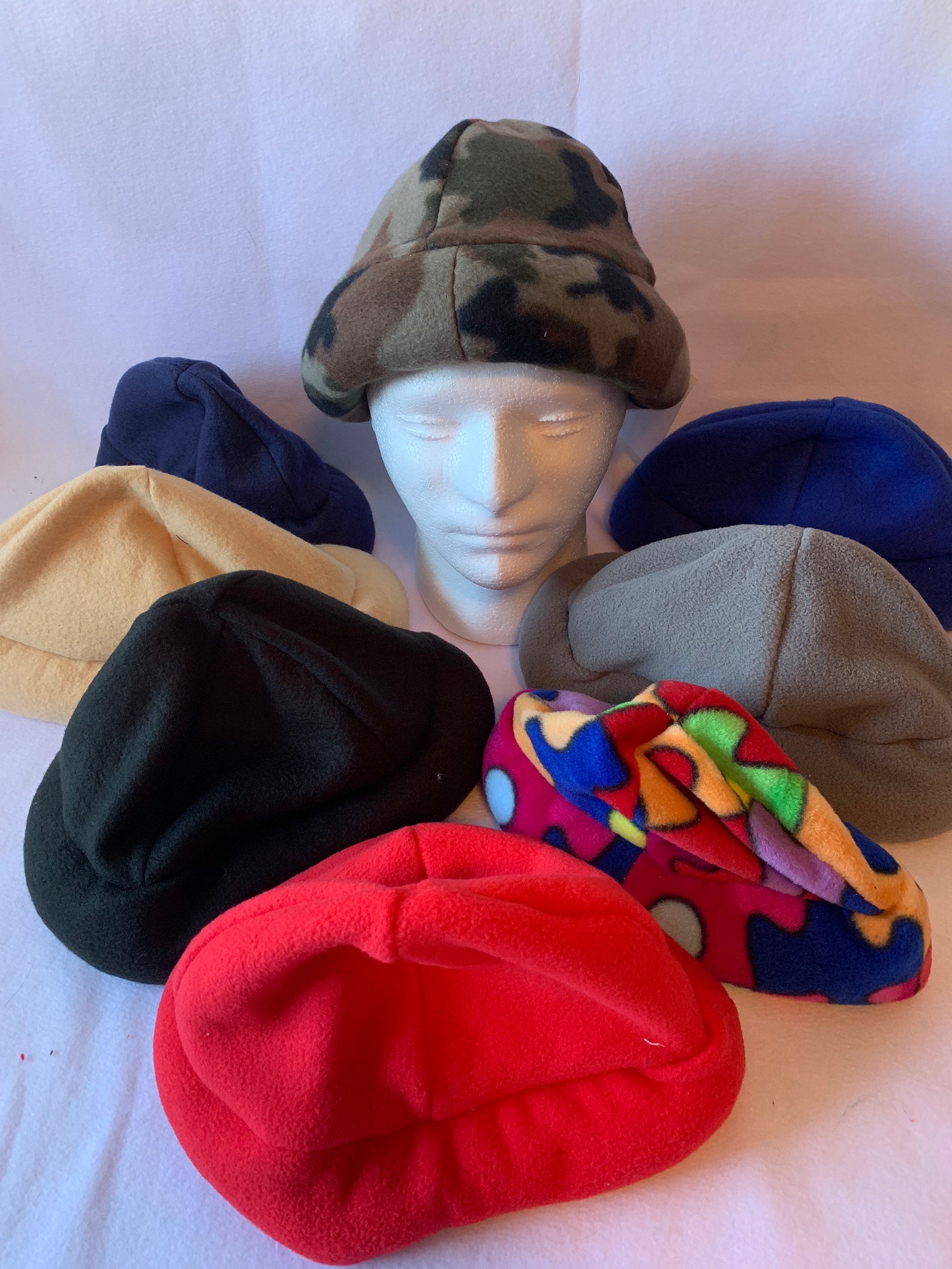 Adult Weighted Hats in Fleece for Compression 2 Lbs AUTISM Etsy Australia