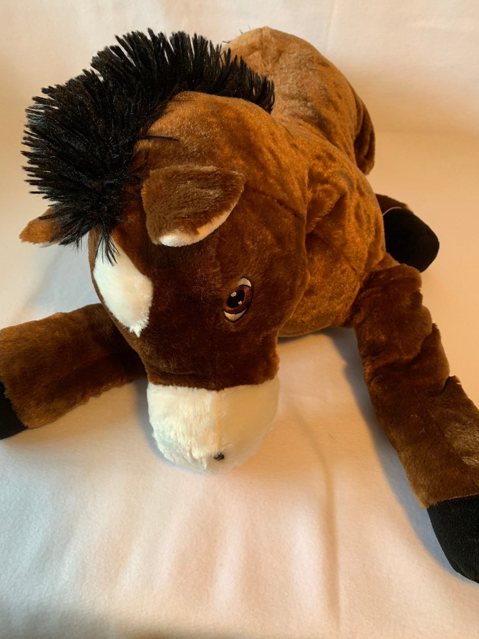 Weighted stuffed animal large horse sensory toy with 6 lbs Etsy