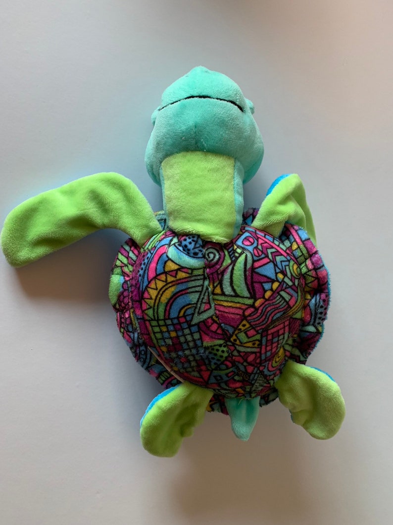Weighted stuffed animal turtle sensory toy with 2-3 lbs | Etsy