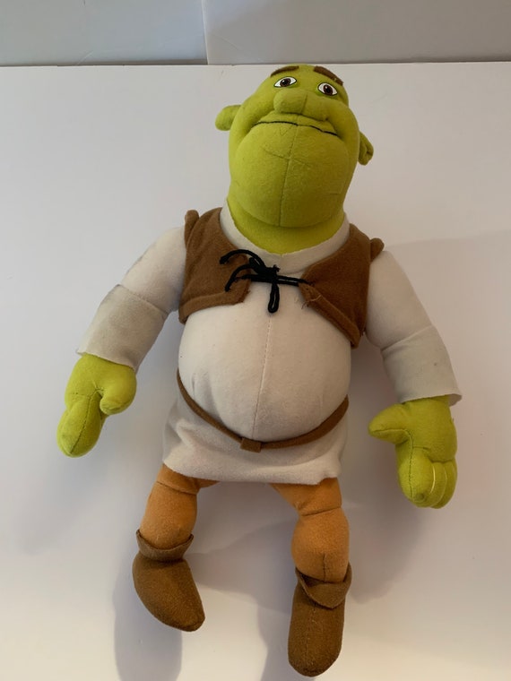 NEW w/Tags SHREK Build A Bear Stuffed Plush 17" Complete W/outfit~FREE SHIPPING 