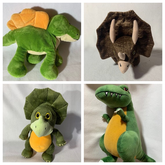 three little dinosaurs stuffed animals