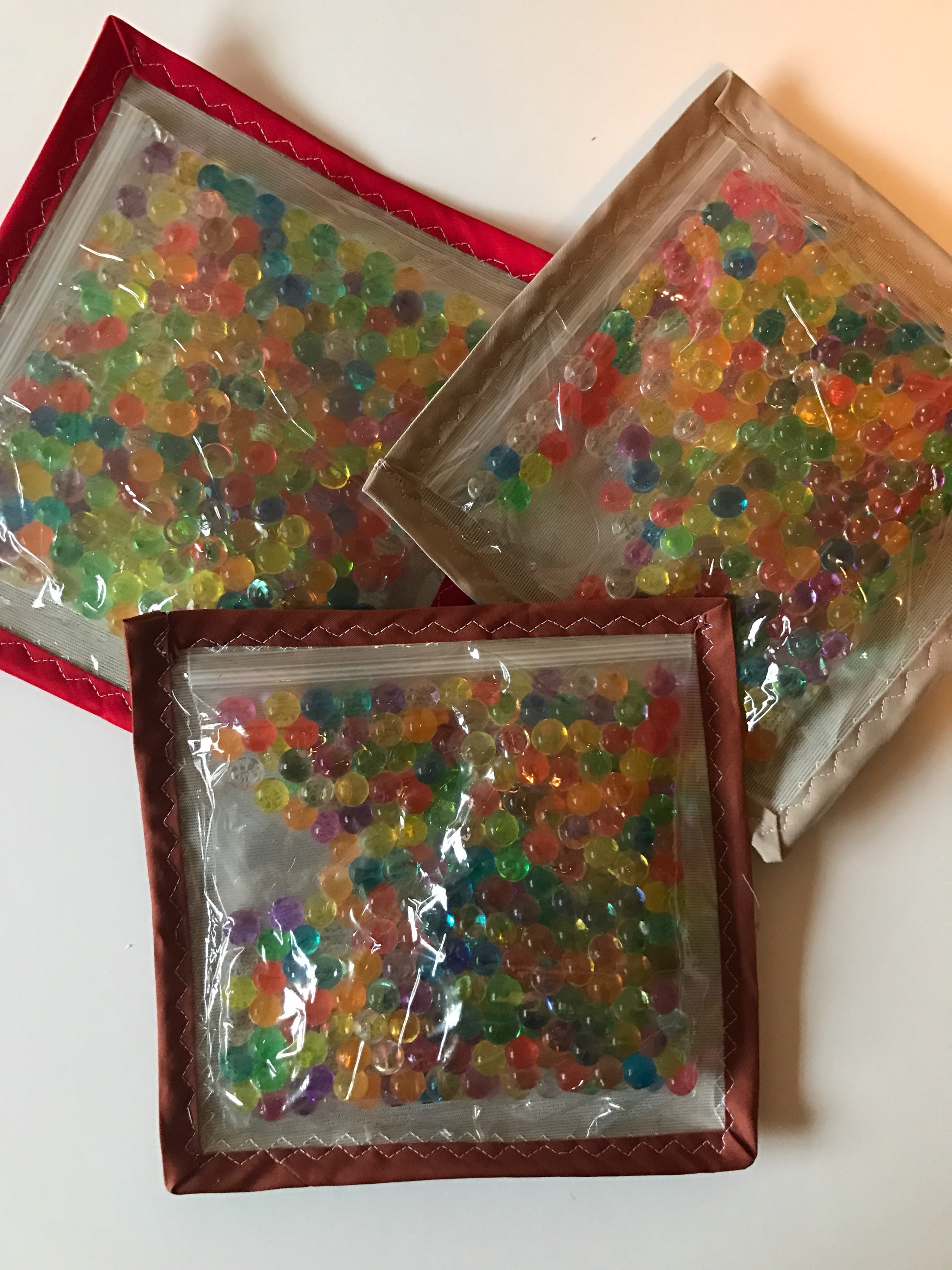 Fidget Sensory bags water bead pad sensory toy squishy pad Etsy