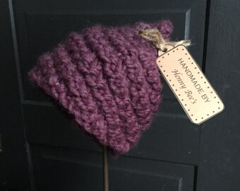 Knit Gnome Hat for Baby, Toddler, or Child