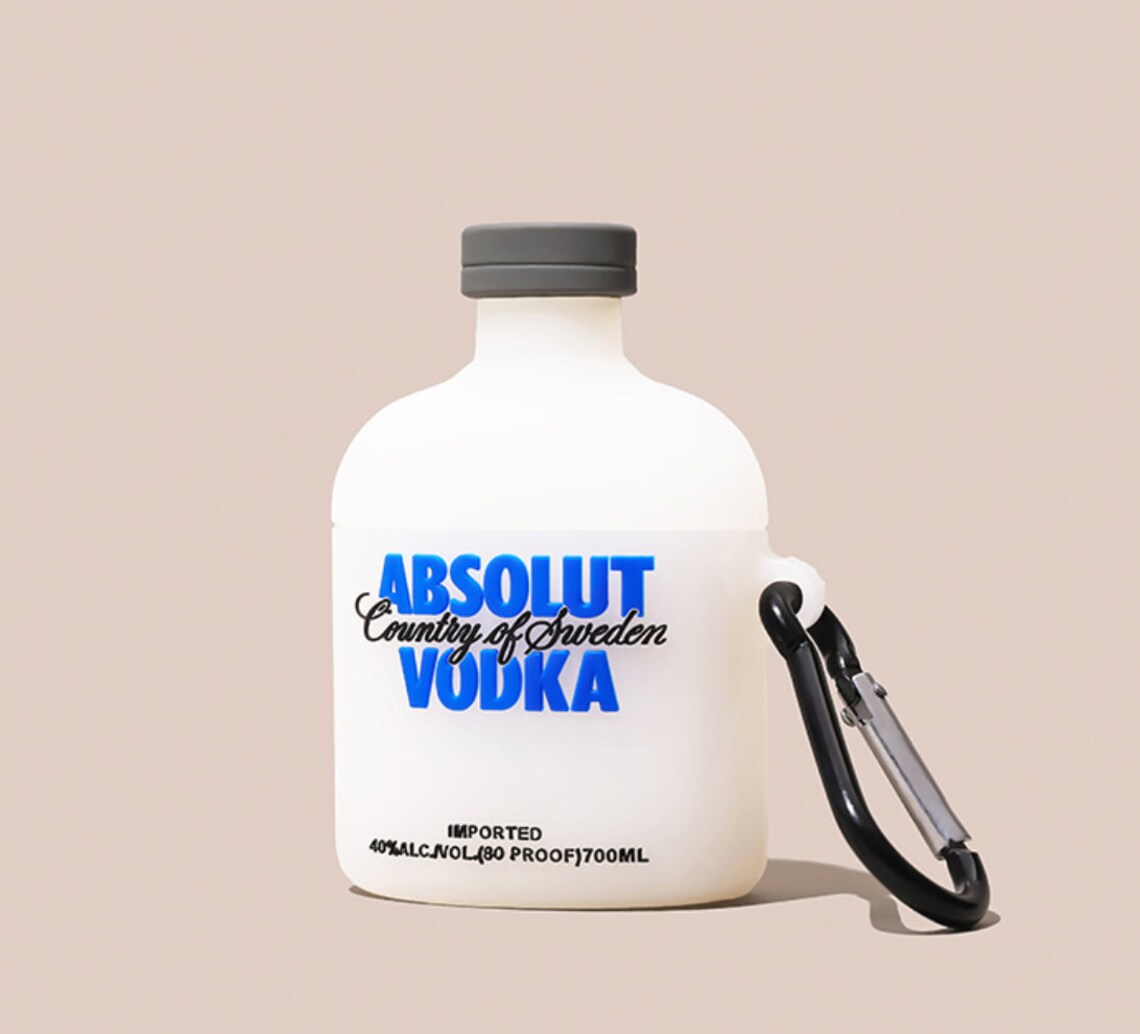 Absolut Vodka Airpods Case Gen 1 Gen 2 Etsy