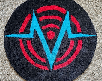 Hazbin Hotel Vox inspired VoxTek rug -Free Gift- Made To Order