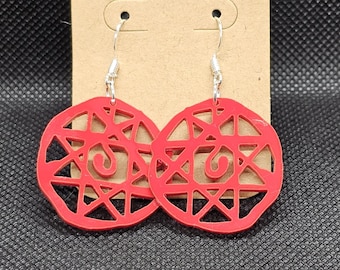 Anime Brother Soul Binding Symbol Earrings