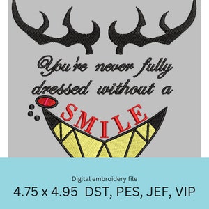 Hazbin Hotel Alastor Digital Embroidery Pattern
