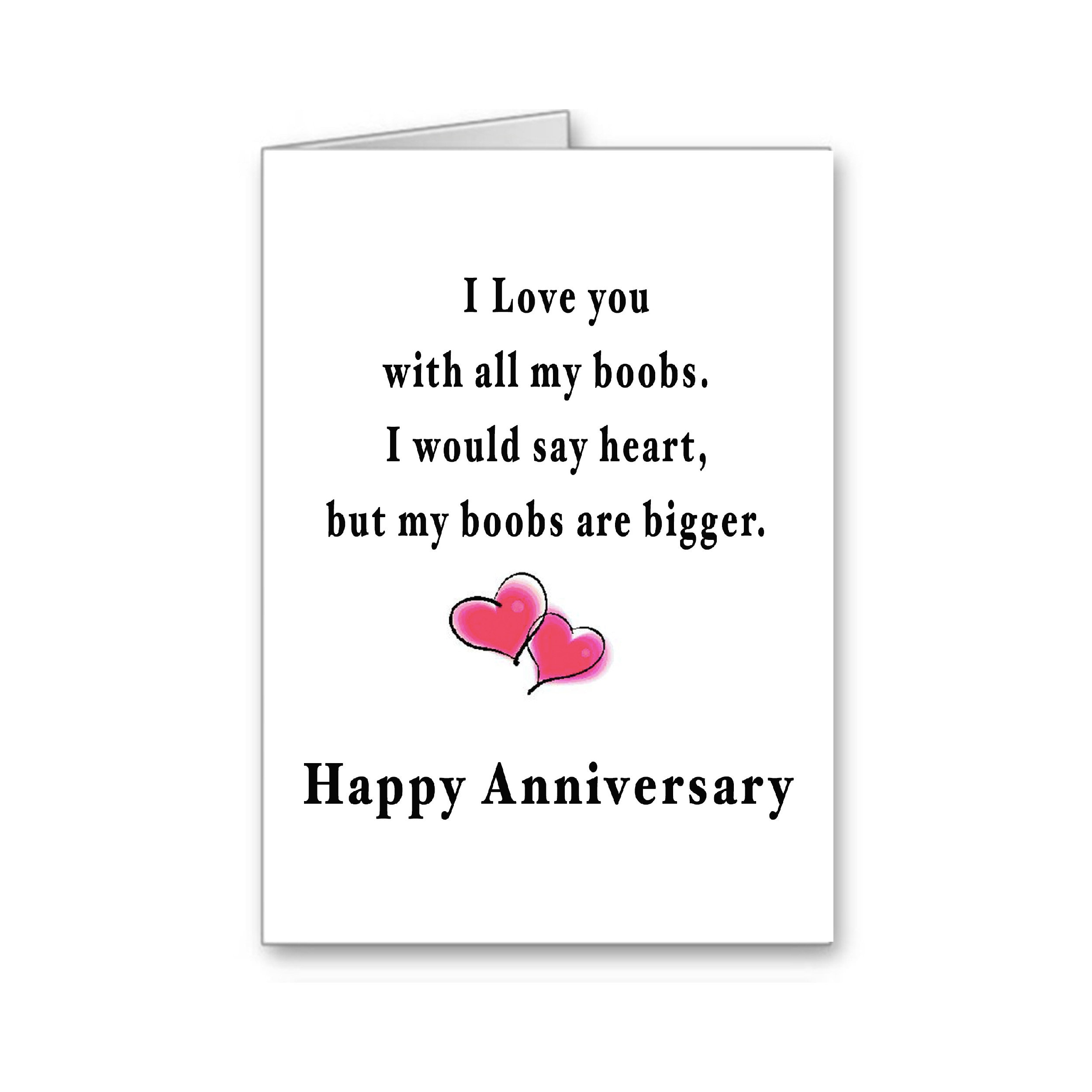 naughty anniversary card, funny anniversary card, i love you