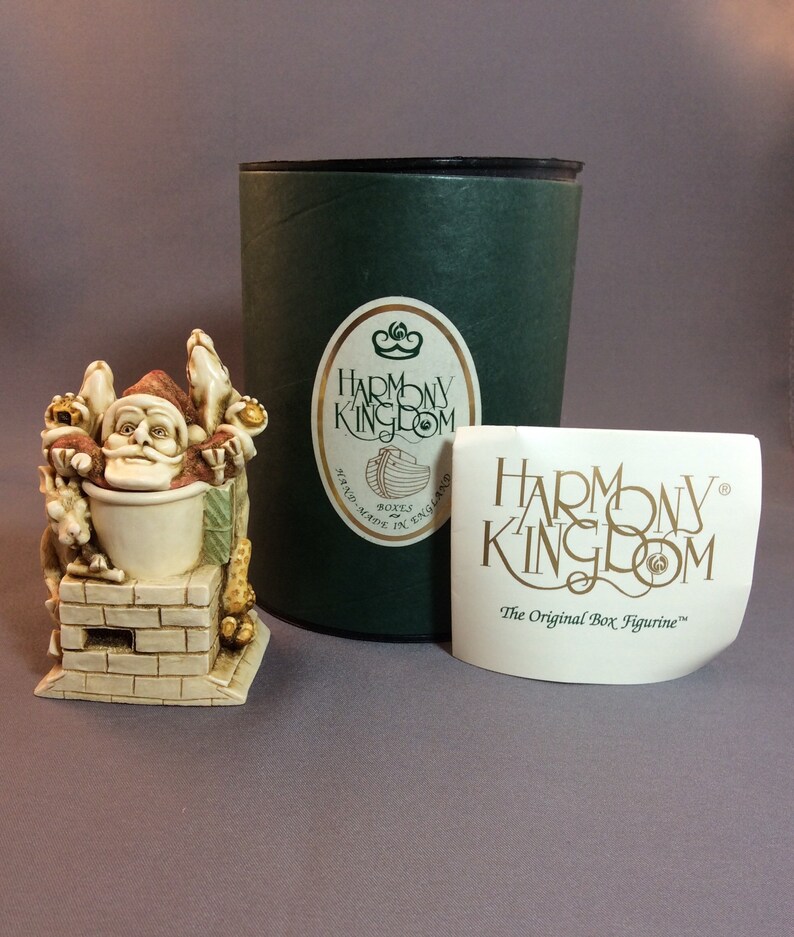 Harmony Kingdom Santa Box Etsy