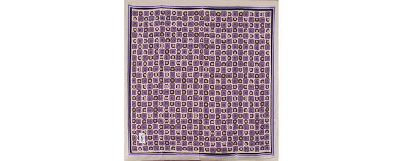 Vintage 1970s YVES SAINT LAURENT Silk Scarf Oversi