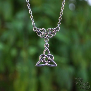 Collier Argent Sterling 925 - Motif Celtique Entrelacs - Bijoux Fin Et Asymétrique - Neuf Avec Étiquettes