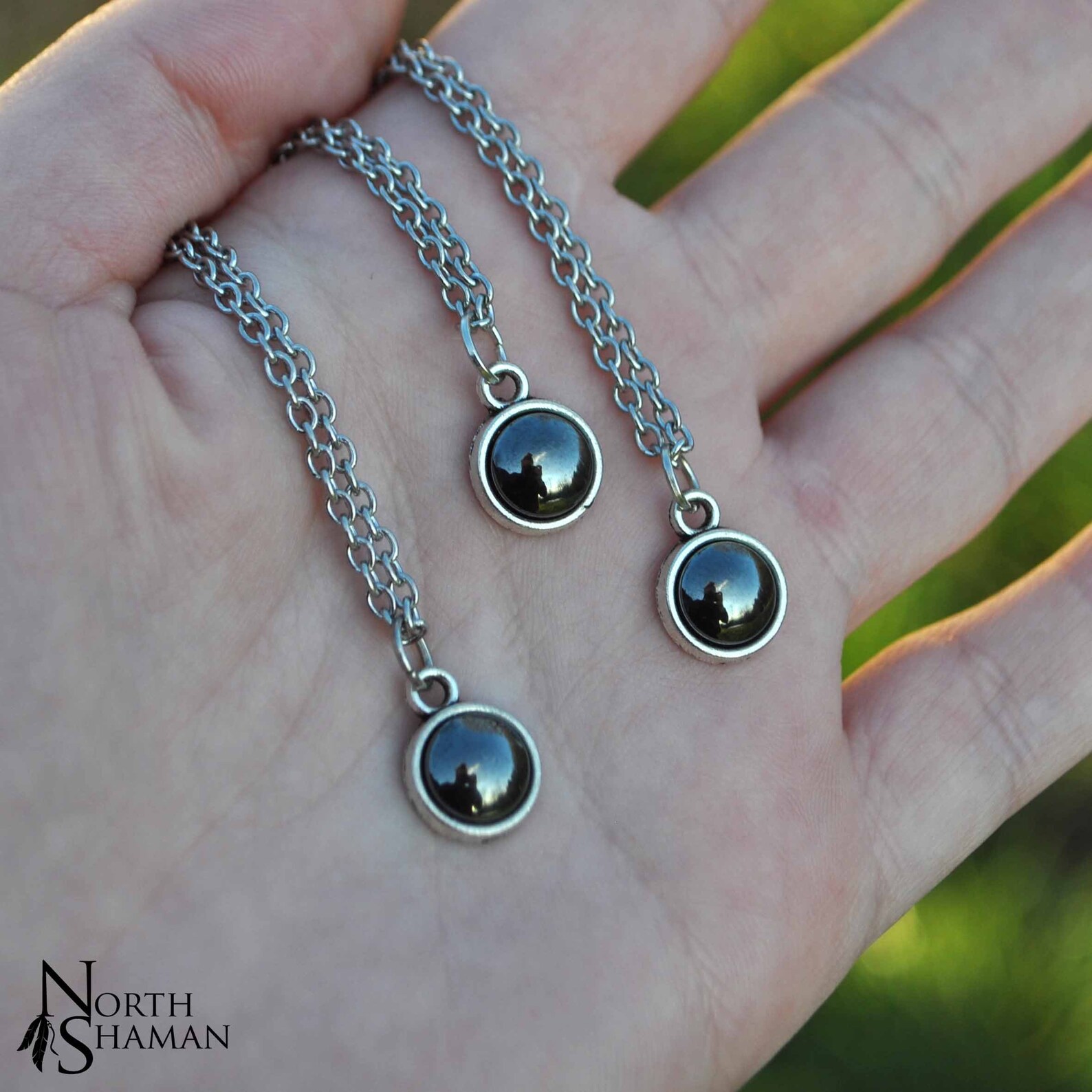 Collier vintage hématite - France