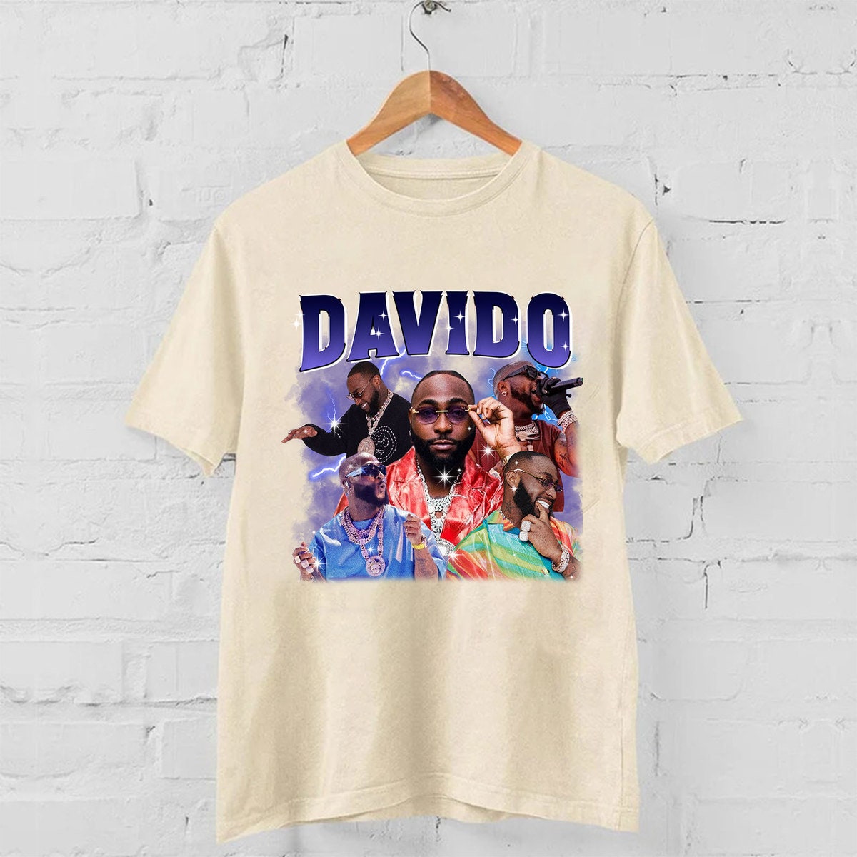Davido 90s Vintage Shirt, Vintage Davido Bootleg Rap Tee, Davido Fan