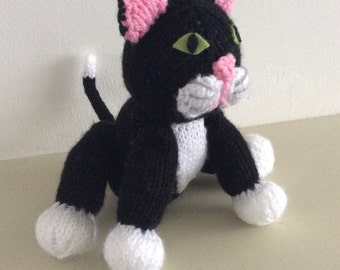 Cat knitting pattern kitten halloween plushie soft toy crochet tutorial animal handmade gift amigurumi