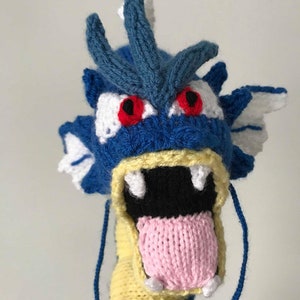 Gyarados pokemon knitting pattern soft toy pokemon amigurumi animal stuffed toy pattern dragon plushie cute image 9