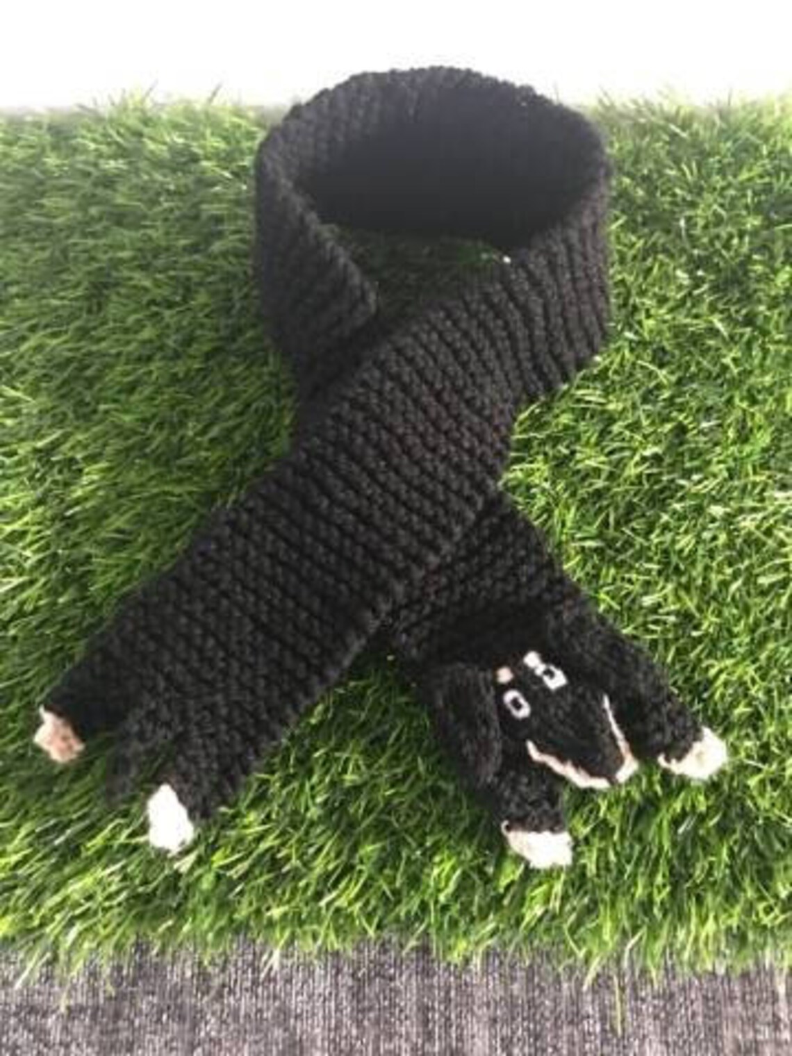 Knitting Pattern Dachshund Dog scarf Sausage dog collar Etsy