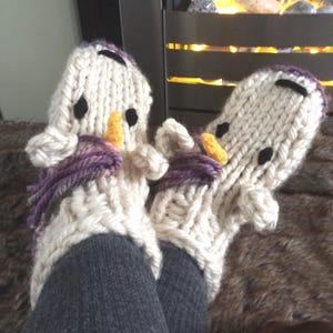Unicorn knitted slippers girls socks knitted shoes cute womens slippers christmas gift  handmade