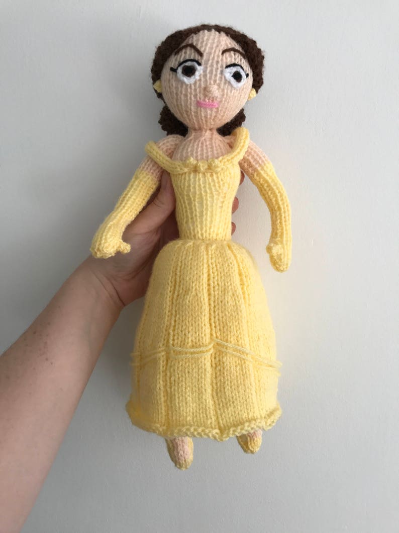 Belle Knitting Pattern Disney Beauty and the Beast Pattern - Etsy UK