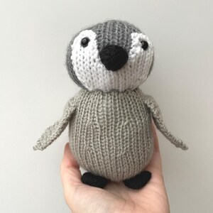 Baby Penguin Knitting Pattern, Cute toy PDF Download, Easy Fun Knitting Pattern, Amigurumi