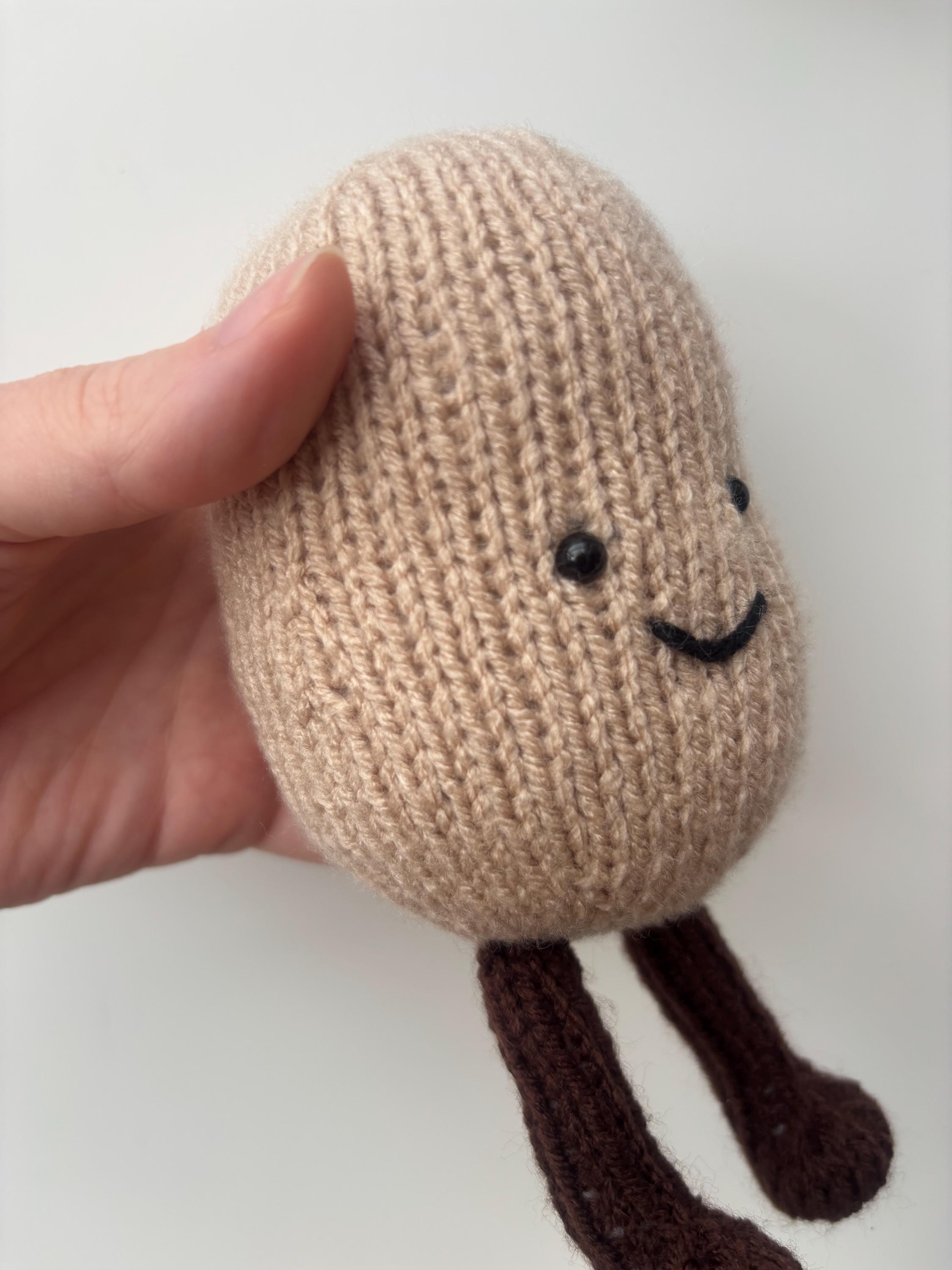 Potato Knitting Pattern Potato Buddy KNITTING PATTERN / Cute Jellycat Dupe Plushie Toy Tutorial ...
