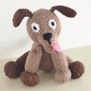 knitting pattern dog toy,  animal pdf download puppy knit pattern knit animal knitted  soft toy handmade gift child toy dog plushie