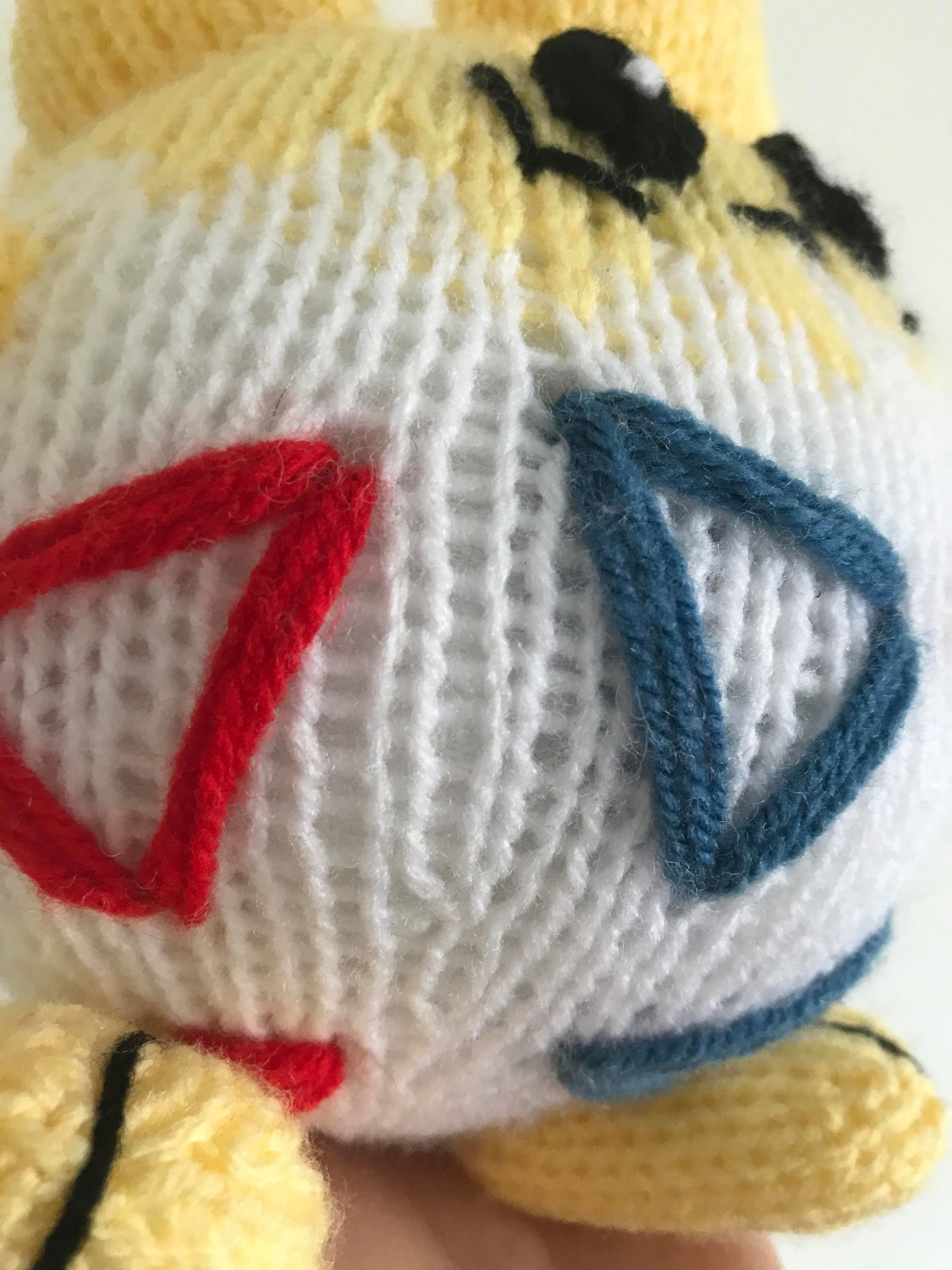 Togepi Knitting Pattern Pokemon Pattern Knit Knitted Plushie | Etsy