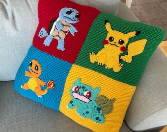 Pokemon cushion knitting pattern
