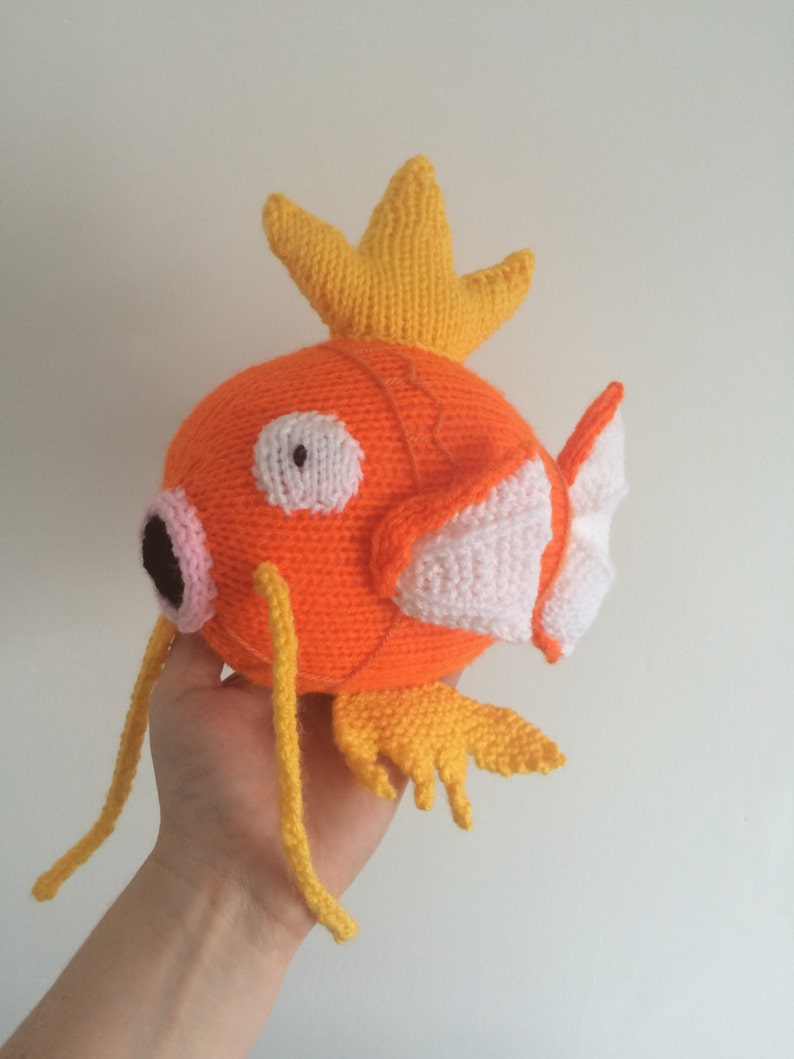 Magikarp Pokemon Knitting Pattern Plushie Toy Childrens Animal Etsy