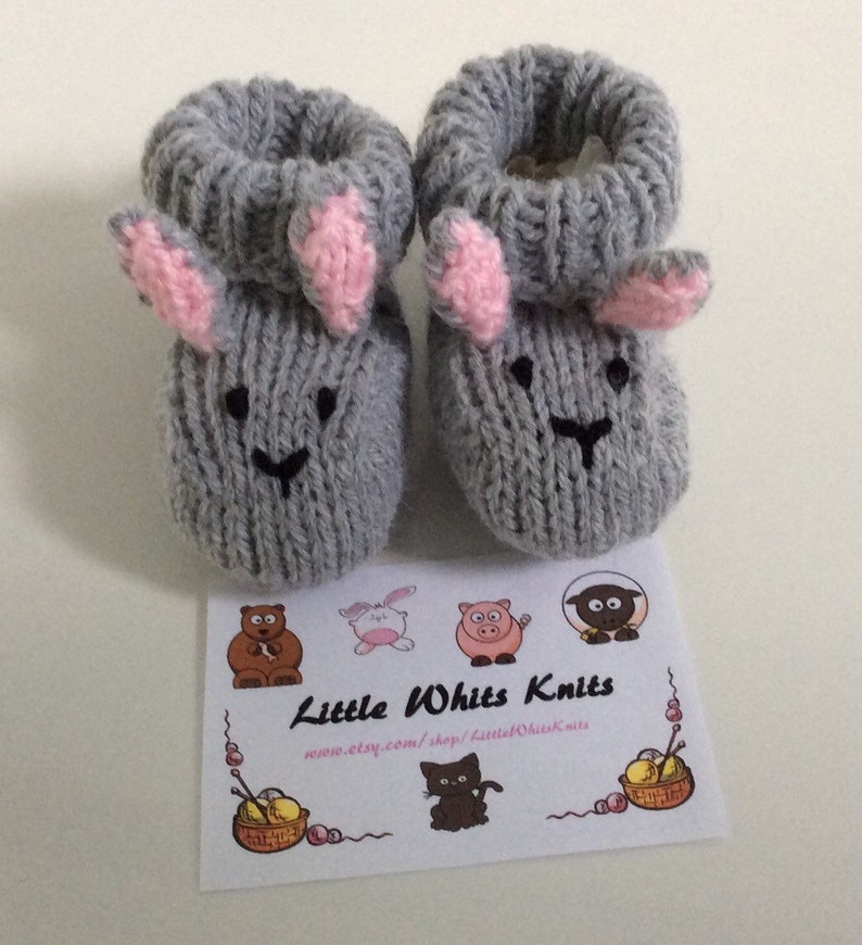 handmade baby booties