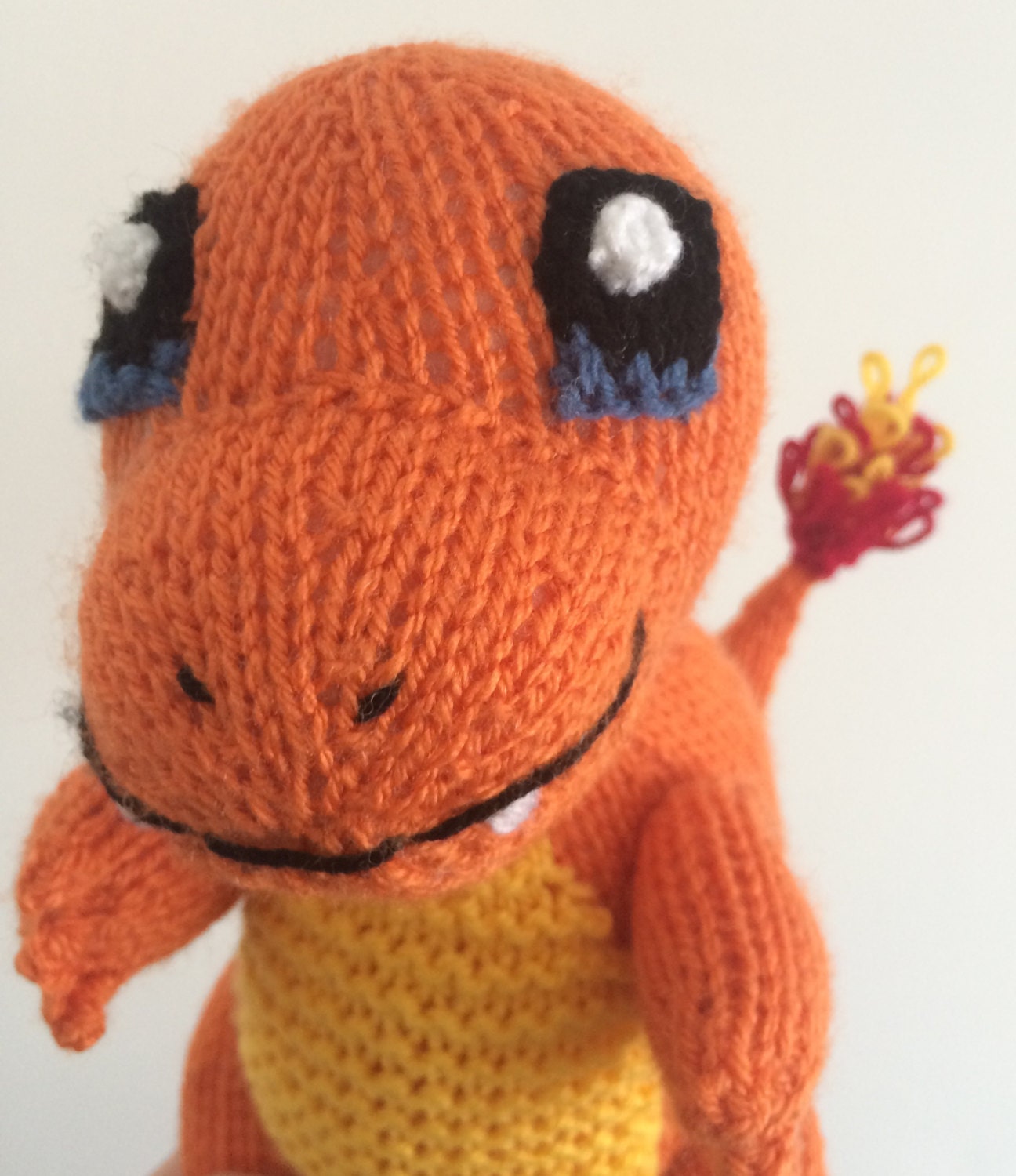 Charmander pokemon knitting pattern toy knitted soft toy Etsy