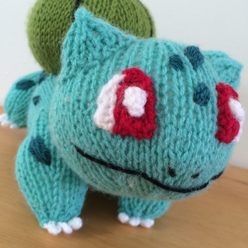 Bulbasaur Knitting Pattern Pokemon Pattern Knit Knitted Etsy