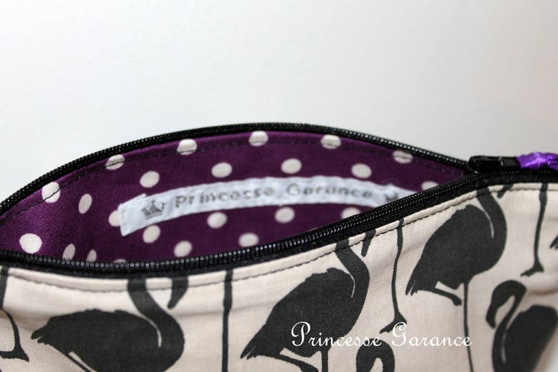 Mother/'s Day little bazaar black flamingos girl/'s treasures Make-up Birthday cotton