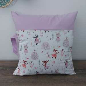 Back to school, birthday * cushion, cushion cover, nap, school, little forest ladies, made to order