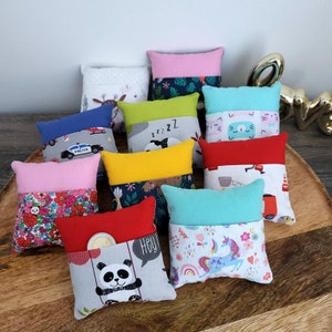 Small milk tooth cushion, little mouse, different patterns -IN STOCK