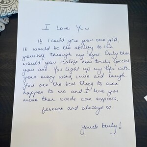 Personalized Handwritten letters for you