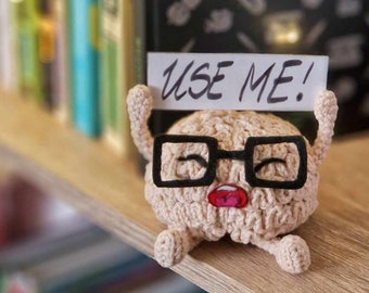 Crochet brain amigurumi pattern - Crochet funny gift - ENG