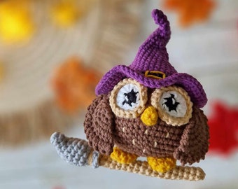 Patrón amigurumi búho de Halloween a crochet - ESP