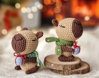 Crochet Capybara Amigurumi Pattern – Cute Gift Toy (ENG)