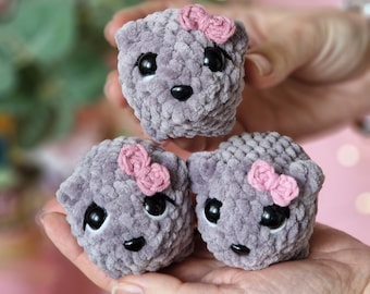 Crochet Sad Hamster Meme Amigurumi Pattern: No-Sew Viral Tik Tok (ENG)